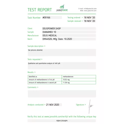 DIANAMED 10 (Methandienone)